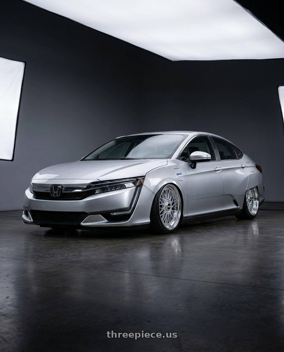 2021 Honda Clarity with BBS Super 5x112 19x10 +40 Diamond Silver wheels