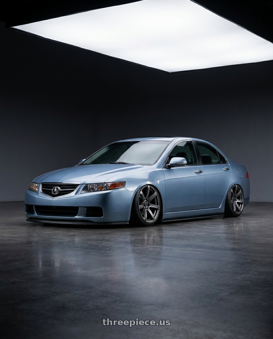 2005 Acura Tsx with Enkei Cyclone 6x139.7 18x9+0 Matte Gunmetal wheels