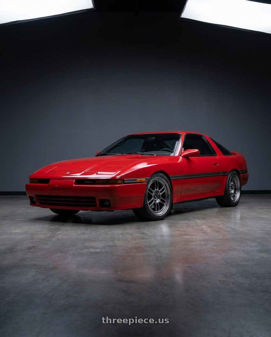 1989 Toyota supra with Enkei RPF1 5x114.3 18x9.5+15 SBC wheels