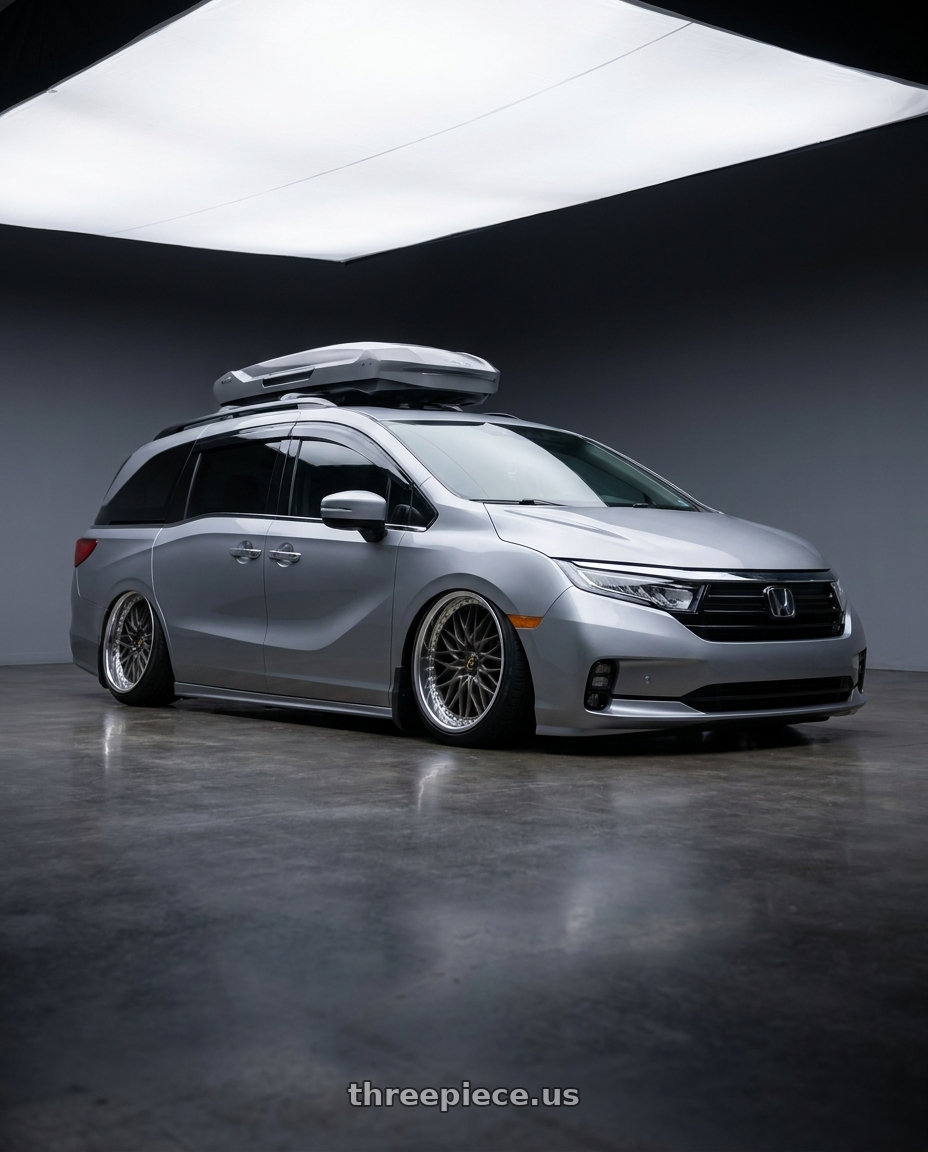 2024 honda odyssey with Work Vs-Xv 5x120 20x7.5+34 A Disk Matte Dark Gunmetal wheels