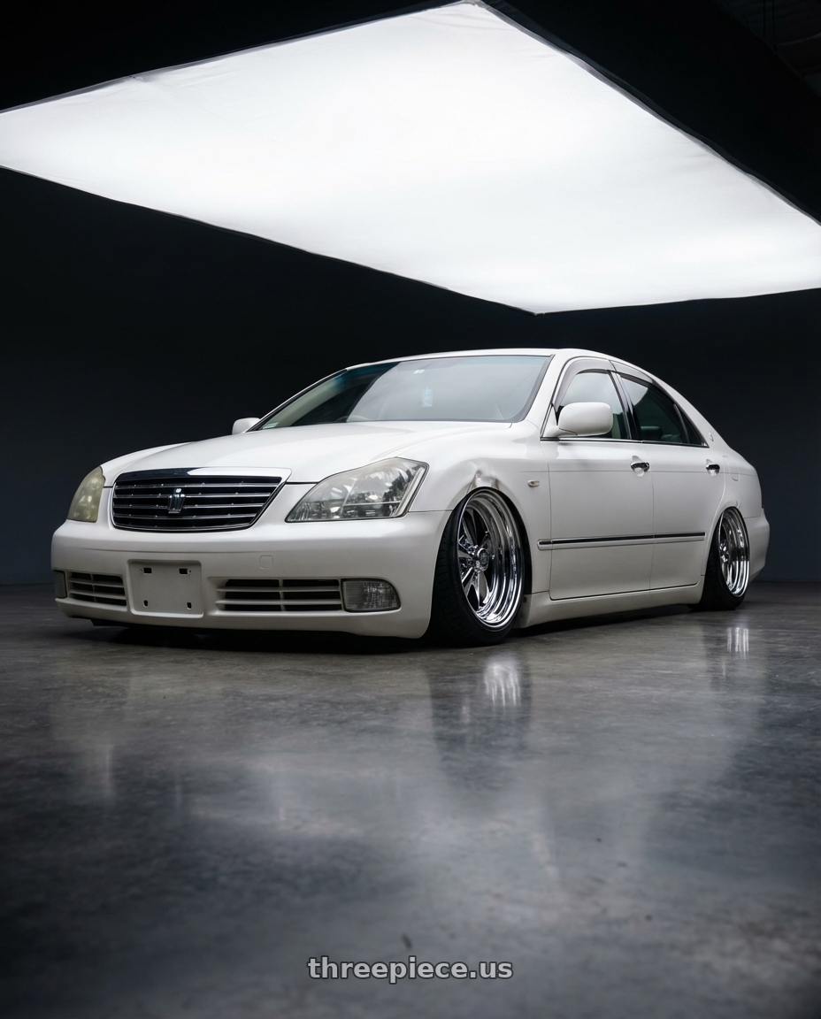 2005 toyota crown with Cragar 61C S/S 5x114.3 15x10 -32 A171042 wheels