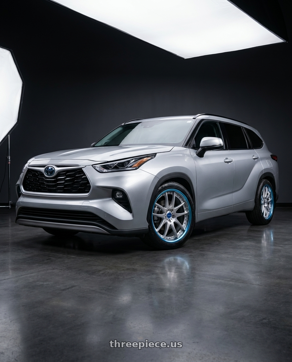 2023 Toyota Highlander XSE with Work Emotion CR 3P wheels