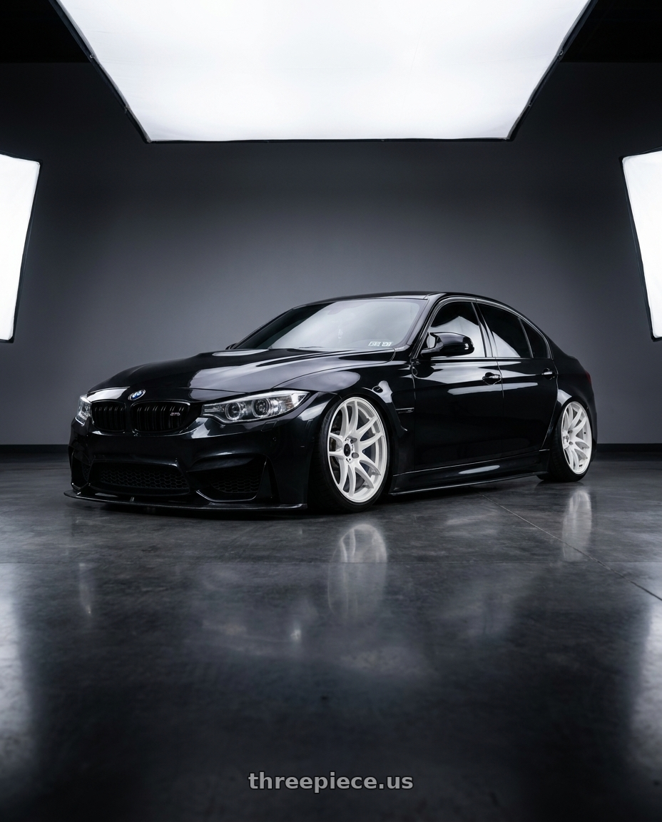 2016 bmw m3 with Work Emotion CR Kiwami wheels