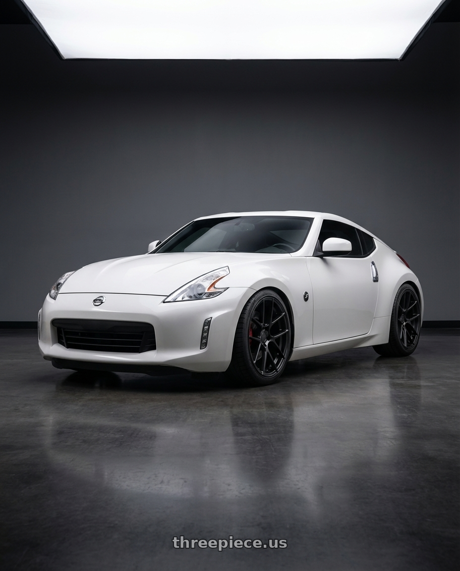 2019 Nissan 370Z with Avant Garde Wheels M510 5X114.3 19x9.5 +40 Matte Black wheels