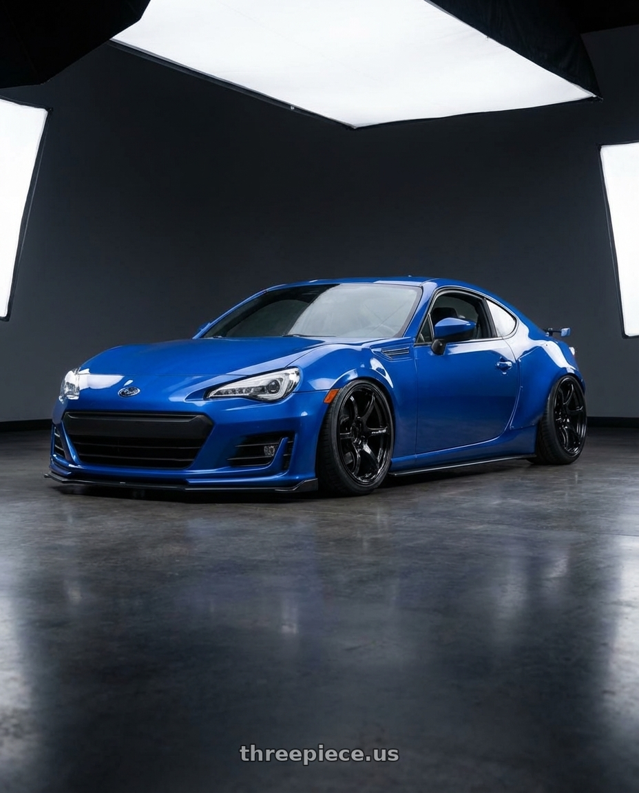 2017 Subaru BRZ with Advan RGIII 5x100 18x9.5+45 Gloss Black wheels