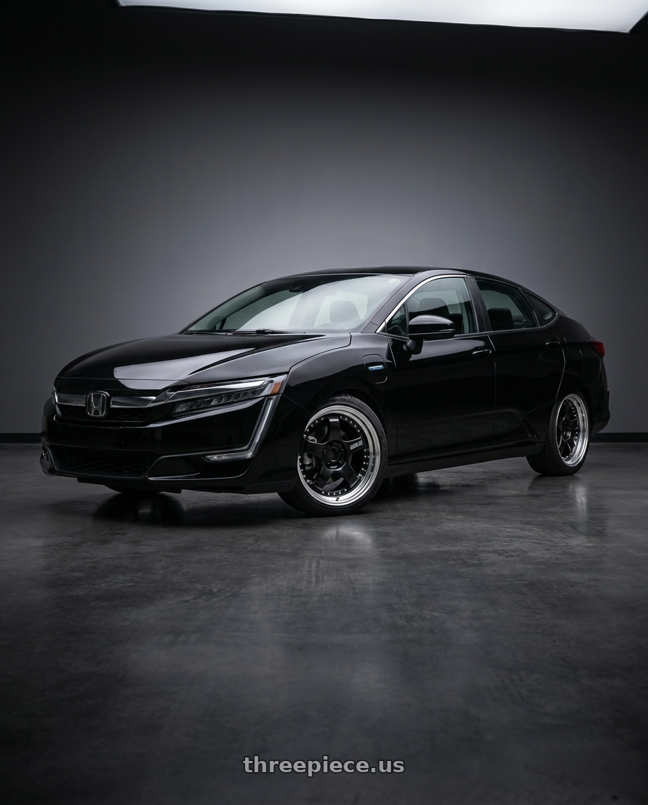 2018 Honda Clarity Black with SSR Professor SP1 5x114.3 18X8+49 SL Disk Black wheels
