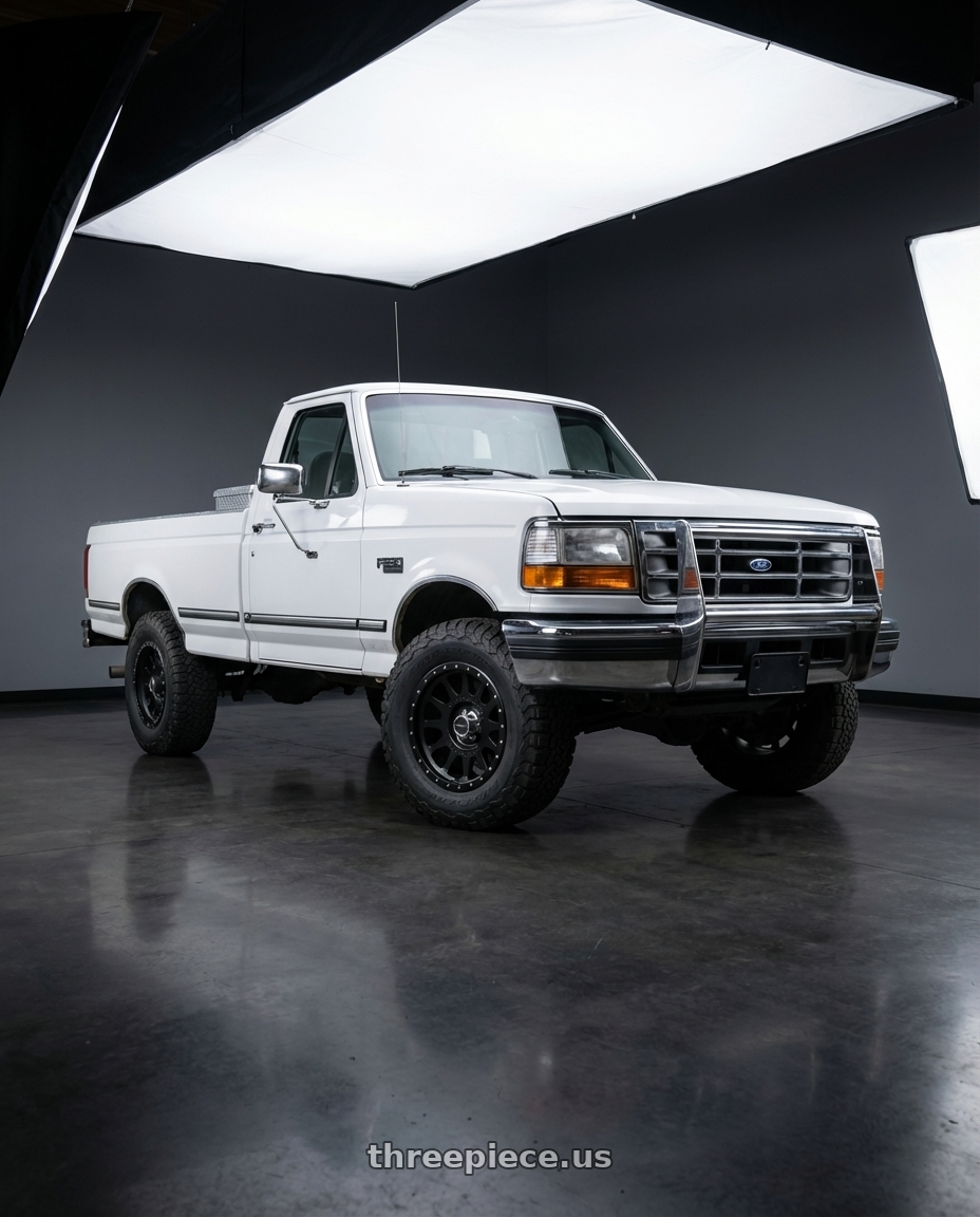 1994 ford f250 with Method Race Wheels 605B NV 8X170 20x9 -12 MATTE BLACK wheels