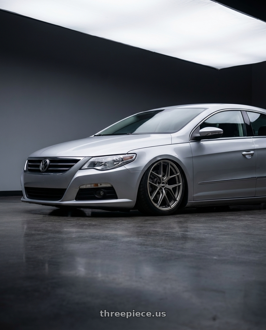 2015 Volkswagen CC with BBS CC-R 5x112 19x9.5+46 Satin Platinum wheels