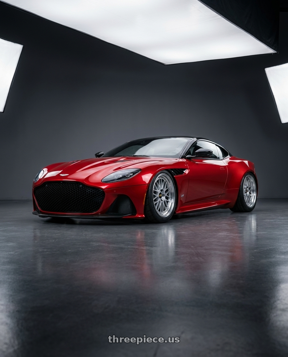 2019 aston martin DBS Superleggera with BBS LM 5x114.3 17x7.5+38 Diamond Silver wheels