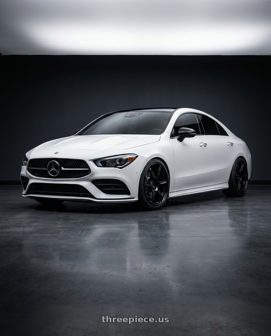 2023 Mercedes-Benz CLA C118 with Advan RGIII 5x112 19x8.5+45 Gloss Black wheels