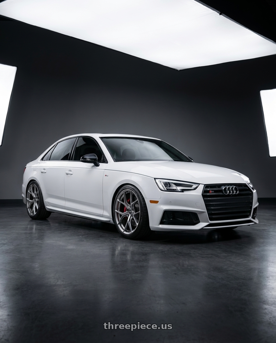 2019 Audi S4 with ESR Wheels FORGETECH SERIES RF2 5x100 18x9 +30 Hyper Black wheels