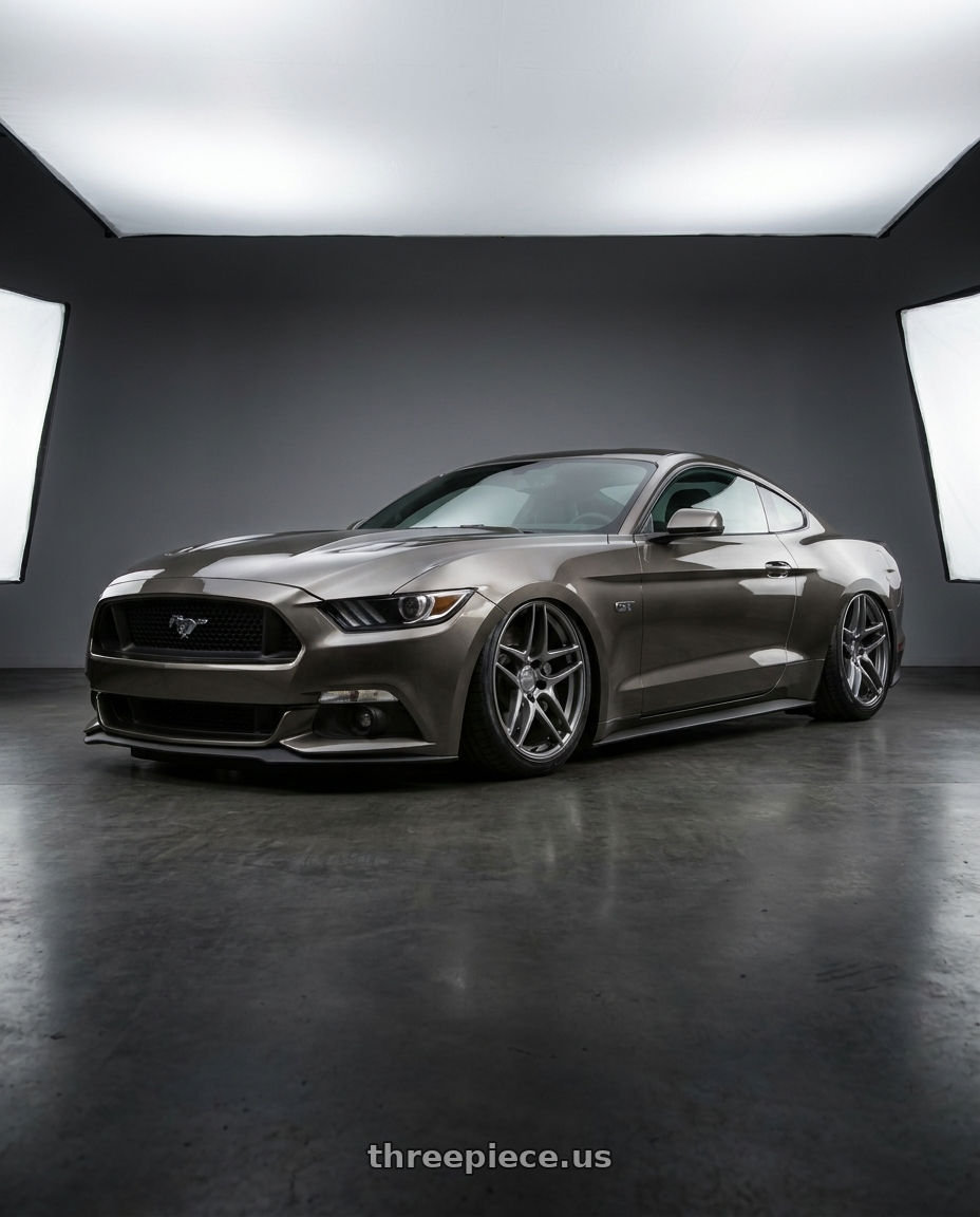2015 Mustang gt with Kansei K15G Astro 5x114.3 19x9.5 22 Gunmetal wheels