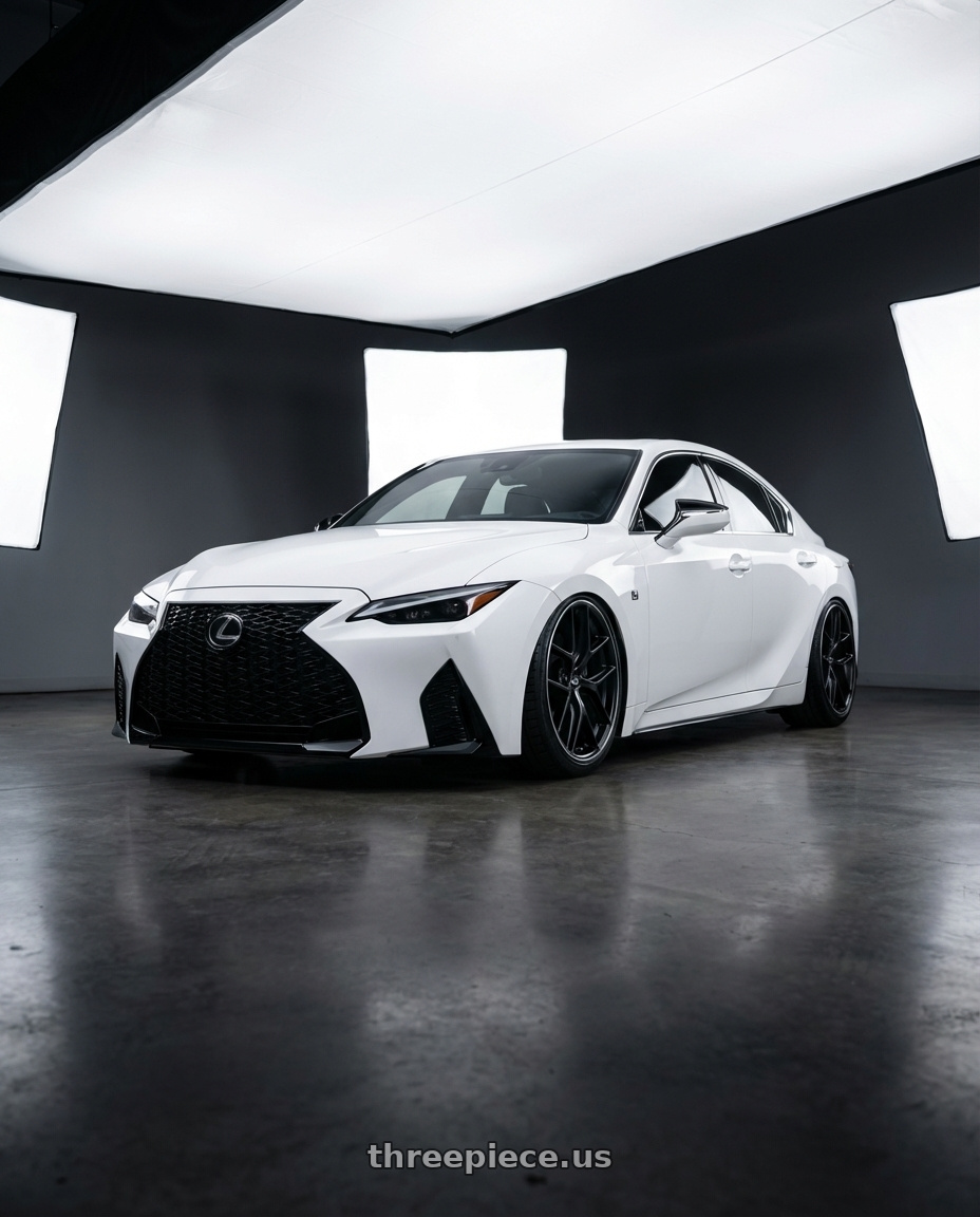 2024 Lexus IS 350 with BBS CC-R 5x114.3 19x8.5+30 Satin Black wheels