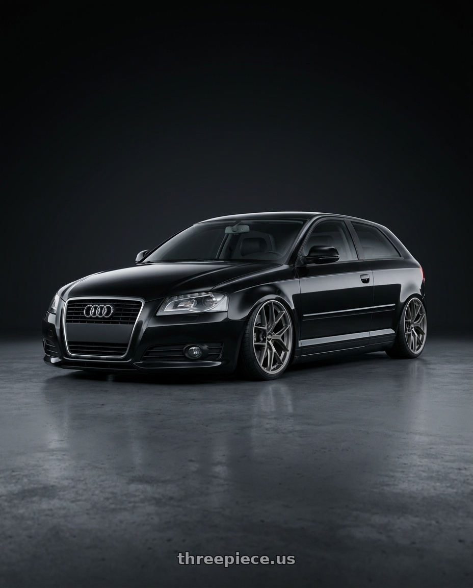 2012 Audi A3 8P with BBS CC-R 5x112 19x8.5+30 Satin Platinum wheels