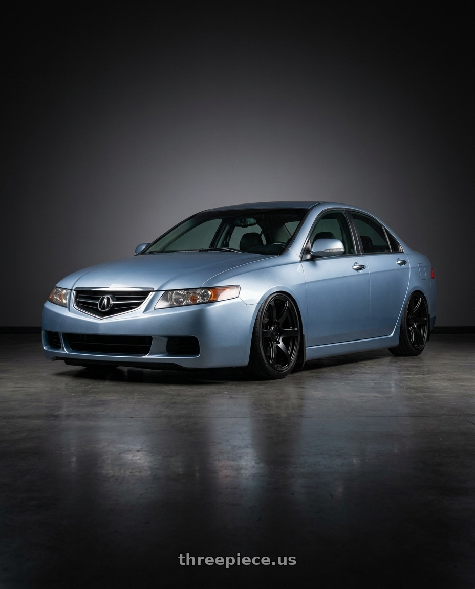 2005 Acura tsx with Enkei Cyclone 6x139.7 18x9+0 Matte Black wheels