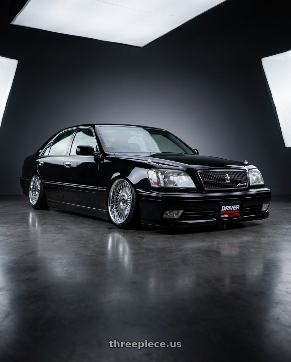 2000 Toyota Crown athlete V with Work Emitz Chrome 5x114.3 19x10.0 +12 wheels
