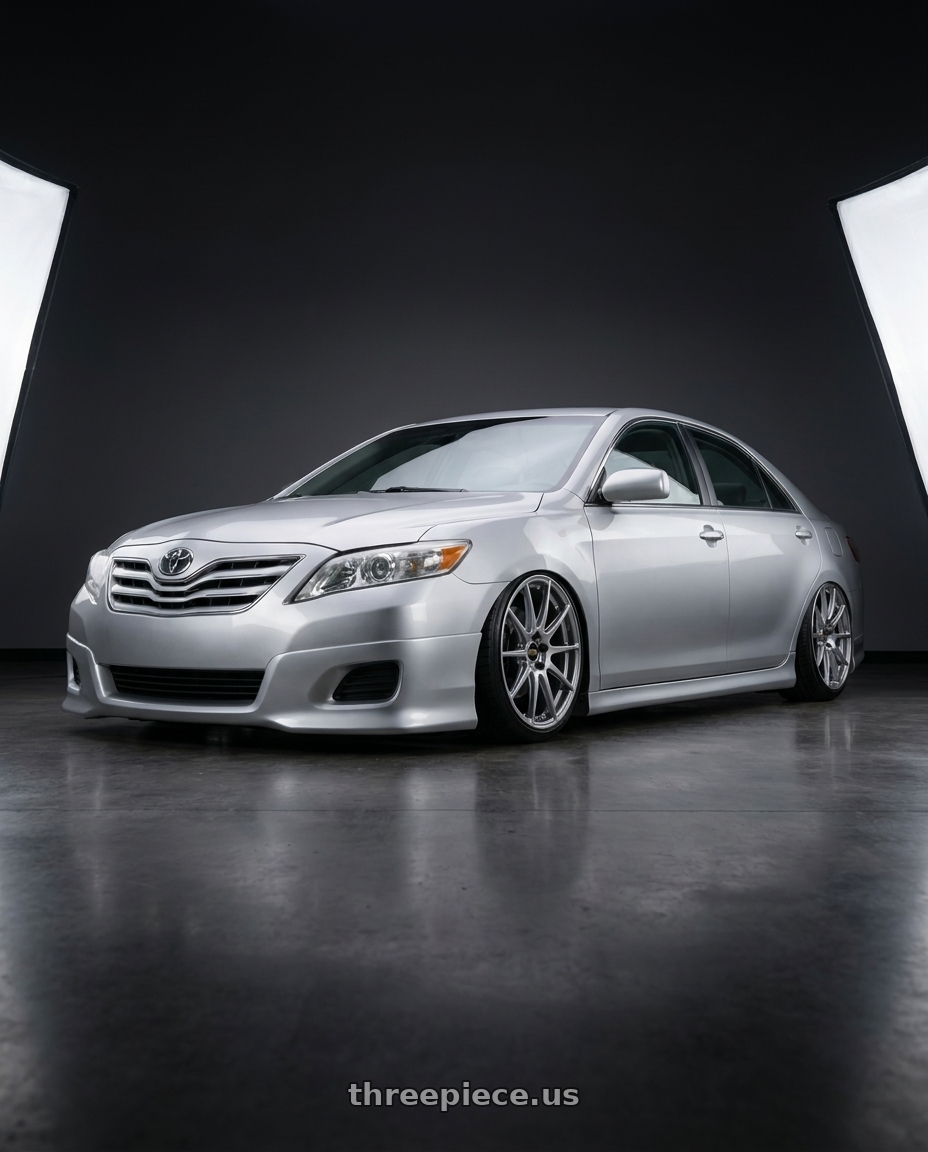 2011 Toyota camry with BBS FS 5x112 19x9.0+25 Diamond Silver wheels