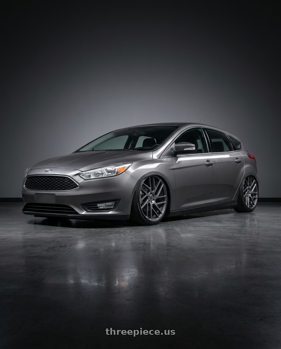 2017 Ford focus mk35 with Status JUGGERNAUT 6X114.3 20X9 +15 CARBON GRAPHITE wheels
