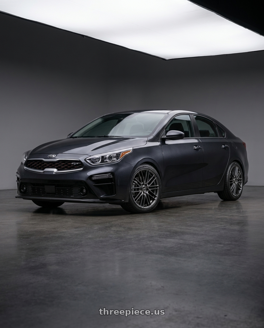 2020 Kia Forte LXS with Enkei EKM3 5x114.3 17x7+38 Gunmetal wheels