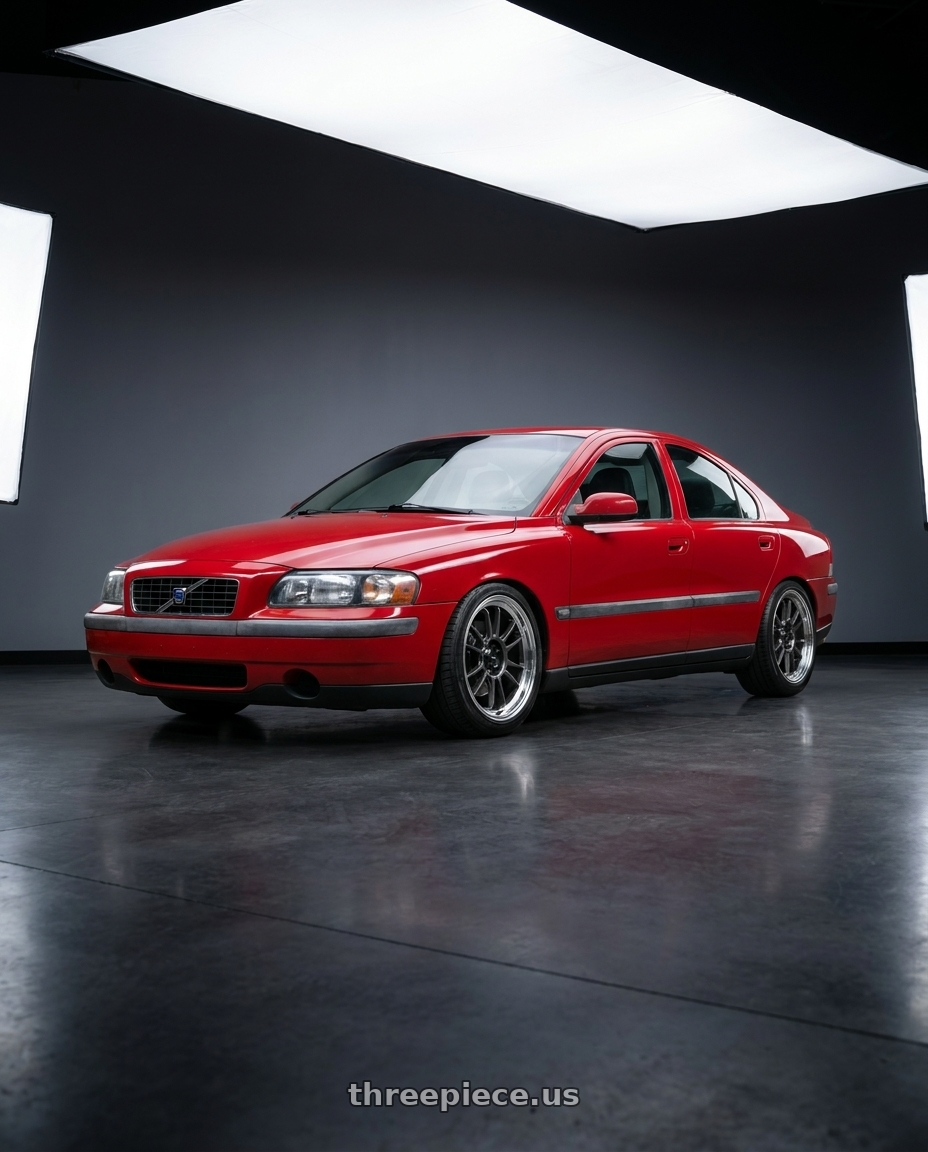 2002 Volvo s60 2.4t with Konig Hypergram 5x108 18x8.5+43 Metallic Carbon w/ Machined Lip wheels
