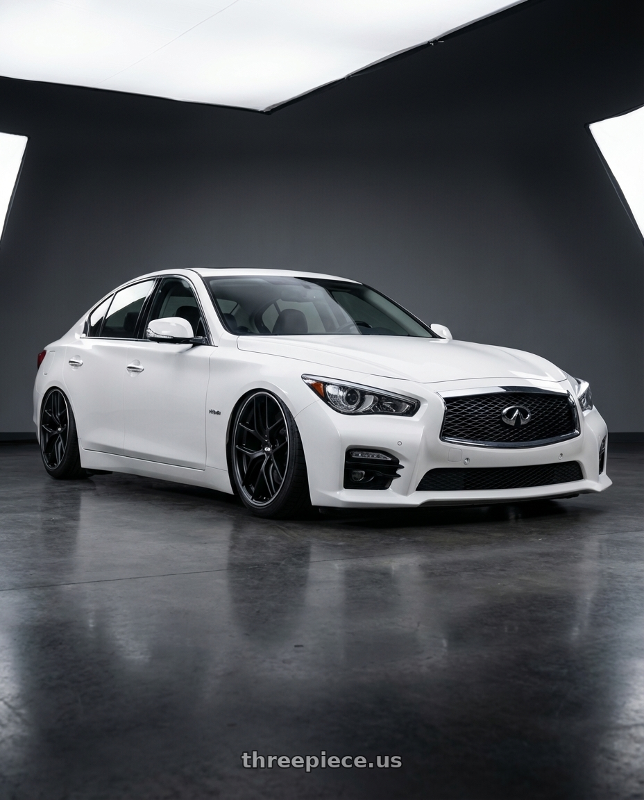 2020 Infiniti Q50 with BBS CC-R 5x114.3 20x9.5+35 Satin Black wheels