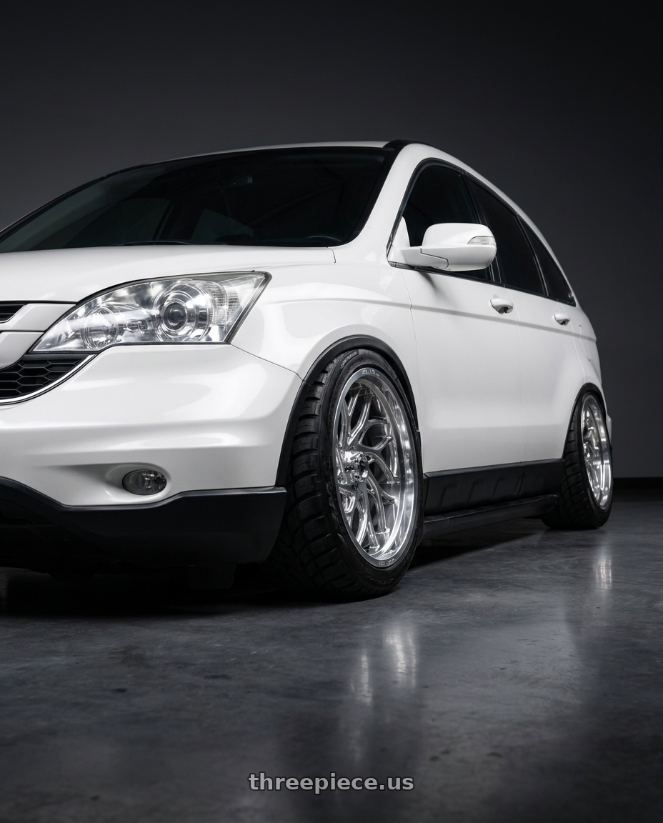 2009 HONDA CRV3 with Fuel UTV D204 RUNNER 4X137 22X7 +13 POLISHED wheels