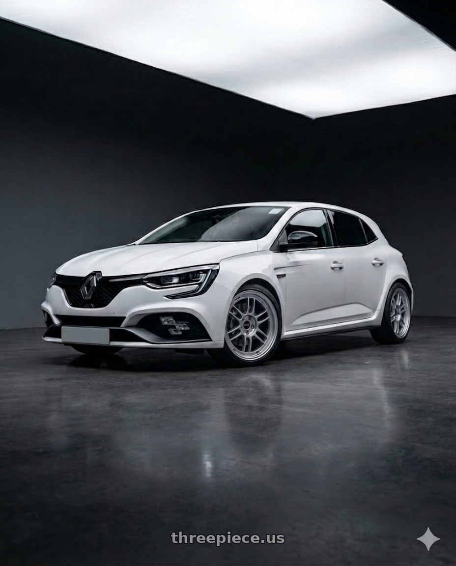 2019 megane rs 280 with Enkei RPF1 5x100 18x8+45 Silver wheels