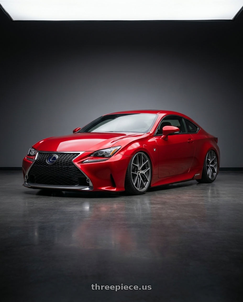 2018 Lexus RC F with BBS CC-R 5x114.3 19x8.5+30 Graphite w/ Diamond Cut Face wheels