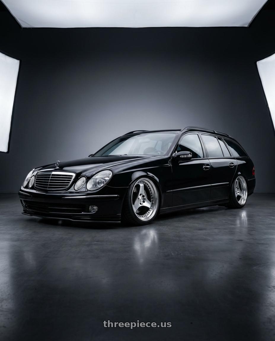 2004 s211 e320 with Advan Racing ONI2 PROGRESSIVE 5x112 20x9.5 +25 MACHINING & DIAMOND CUT wheels