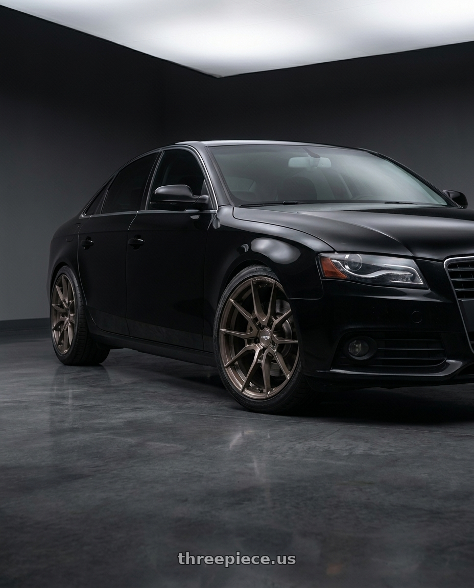 all bvlack 2012 a4 with Niche Mono T111 KANAN 5X112 20X11 +55 BRUSHED CANDY SMOKE wheels