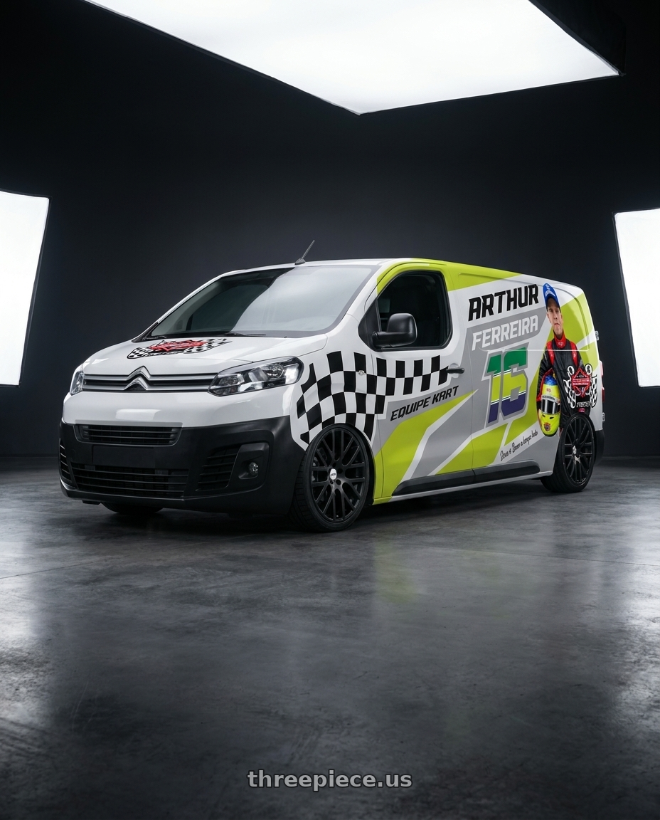 2018 citroen jumpy adesivado with TSW DONINGTON 4X100 17X7 +40 MATTE BLACK wheels