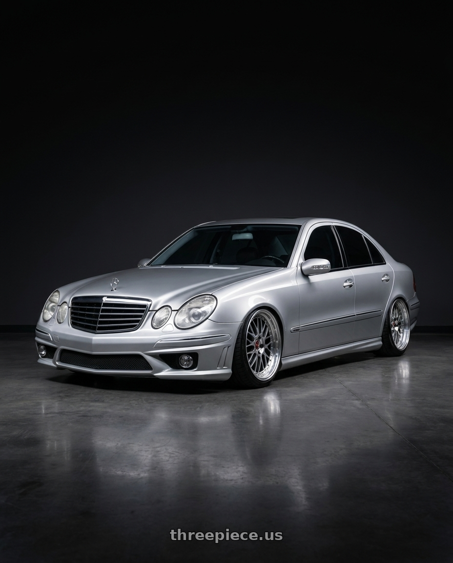 2006 Mercedes E500 with Advan Racing ONI2 PROGRESSIVE 5x114.3 20x10.0 +31 MACHINING & RACING GLOSS BLACK wheels