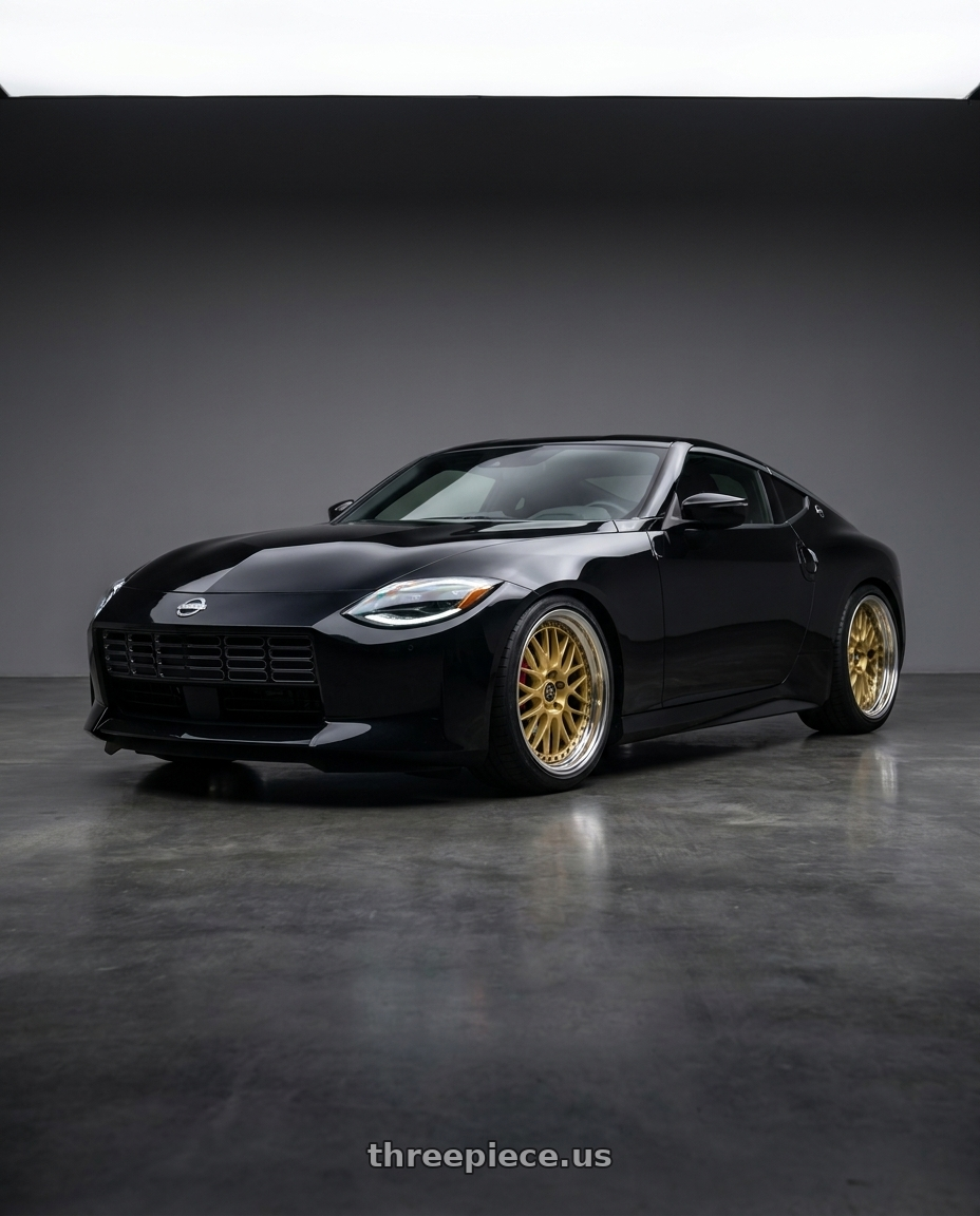 2024 Nissan Z with Work Vs-Xx 5x114.3 19x9.5+40 R Disk Gold wheels