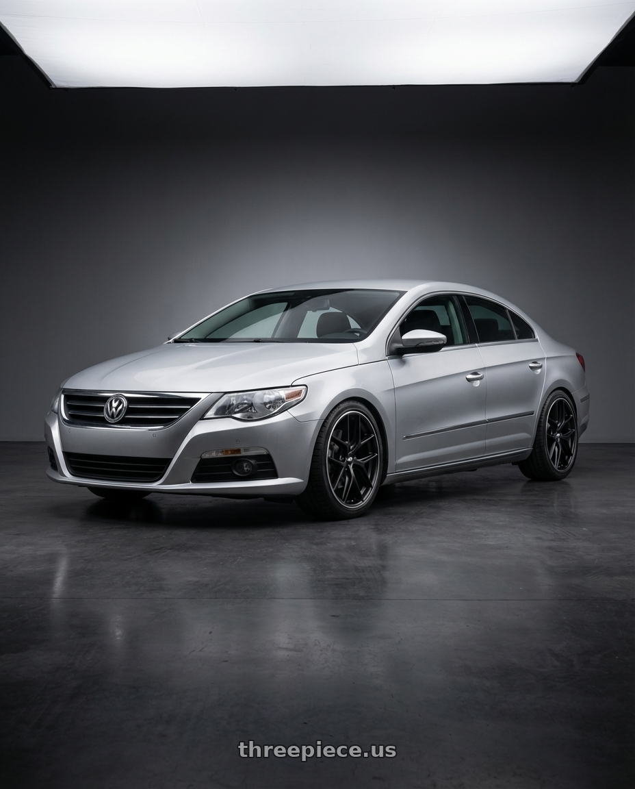 2015 Volkswagen CC with BBS CC-R 5x112 19x8.0+27 Satin Black wheels