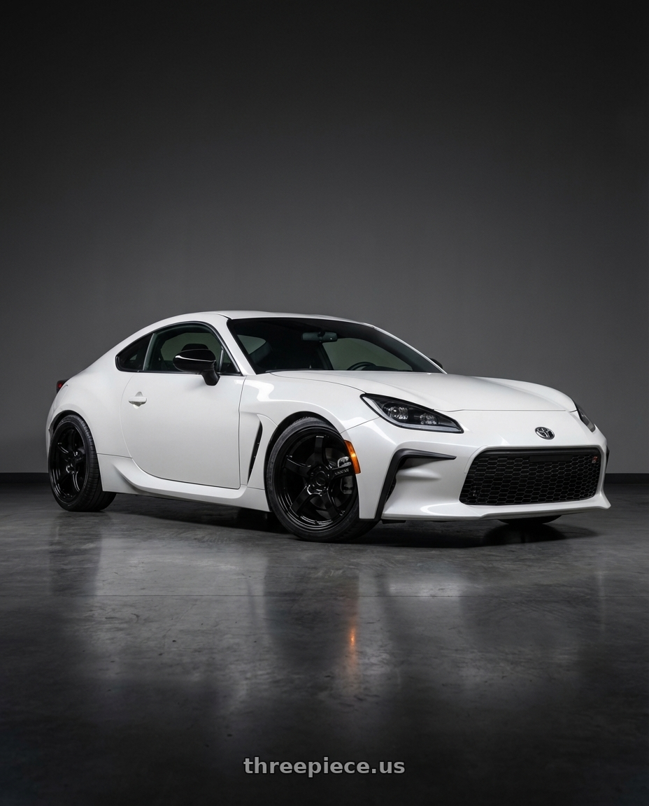 2016 Scion FR-S with Gram Lights 57CR 5x100 17x9+38 Glossy Black wheels