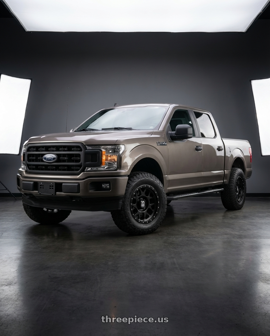 2019 Ford F-150 with XD XD127 BULLY 6X135 20X9 +18 SATIN BLACK WITH REINFORCING RING wheels