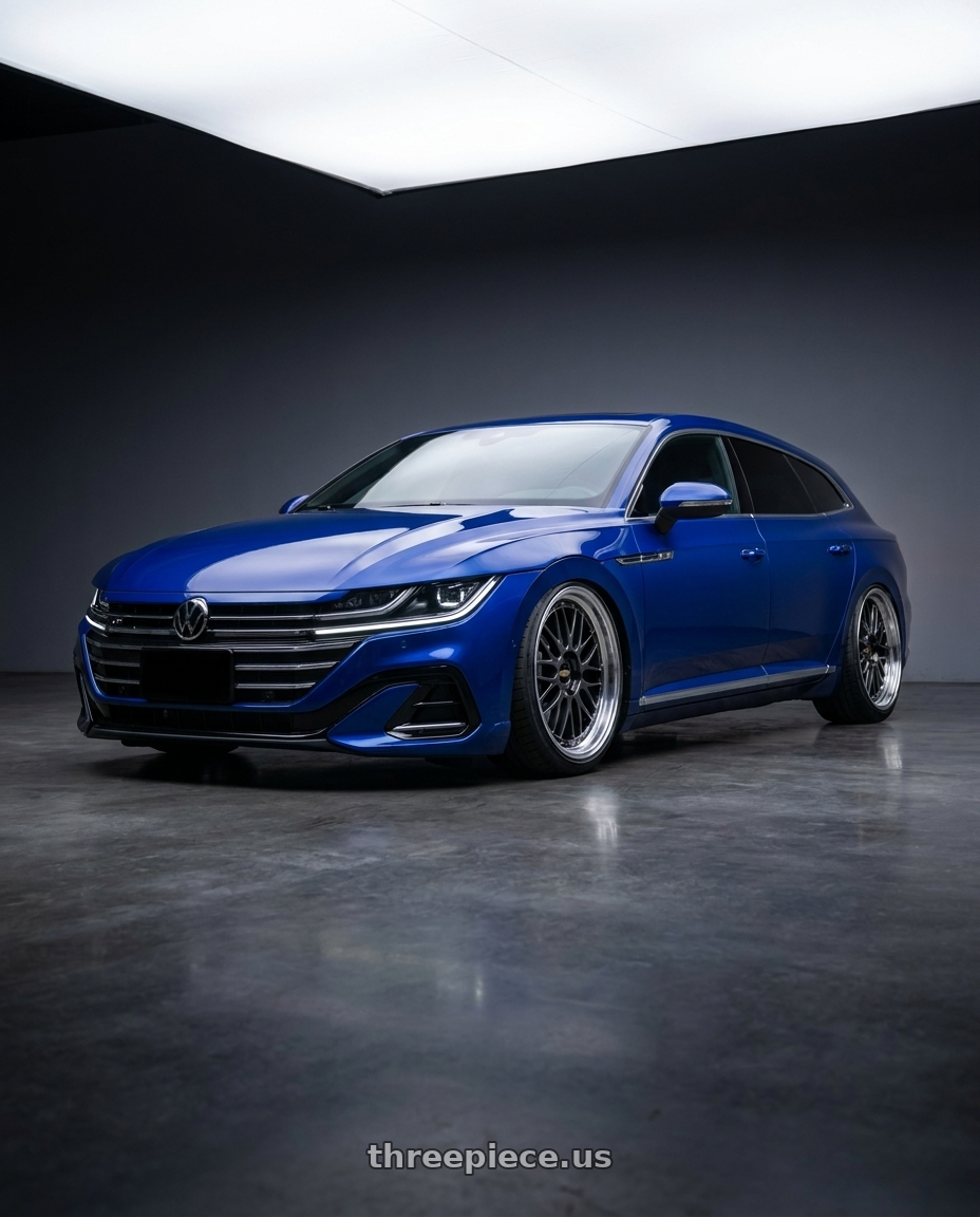 2023 vw Arteon shooting brake with BBS LM 5x112 20x8.5+38 Diamond Black wheels