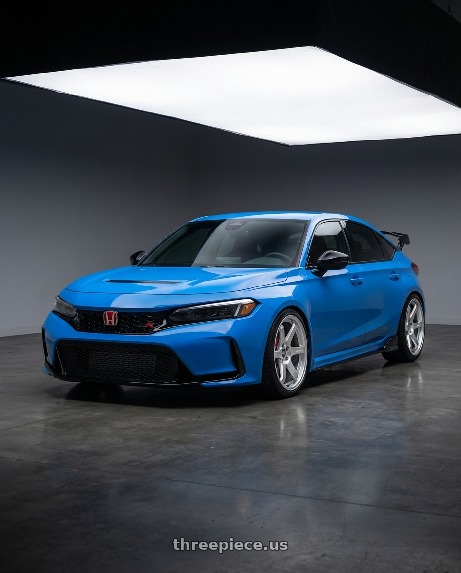 2020 Honda Civic Type R with ESR Wheels APEX SERIES AP6 5x120 19x9.5 +35 Hyper Silver wheels