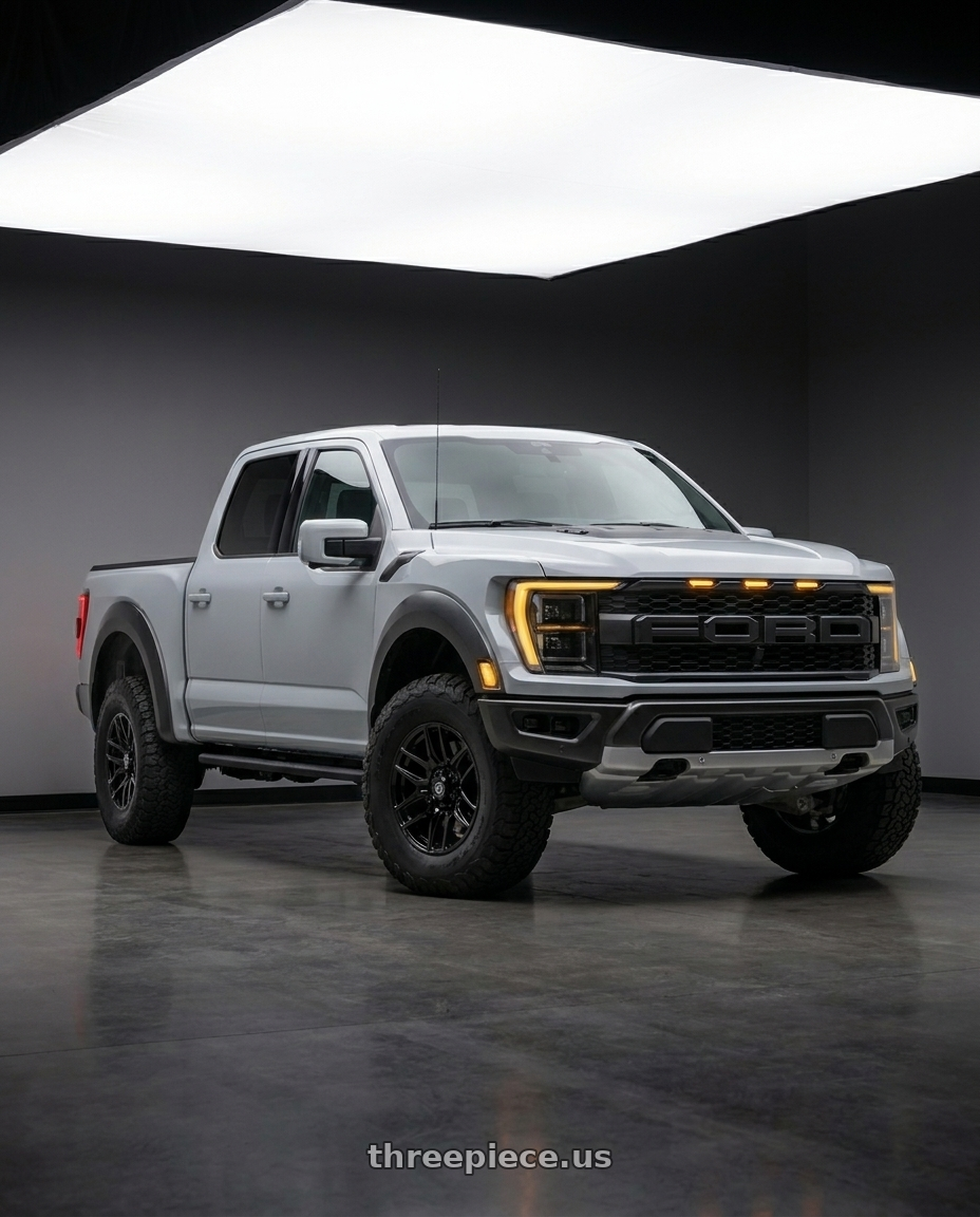 2025 Ford F 150 Raptor with Gear Off Road 770B 8X180/8X180 22x10 -19 Gloss Black wheels