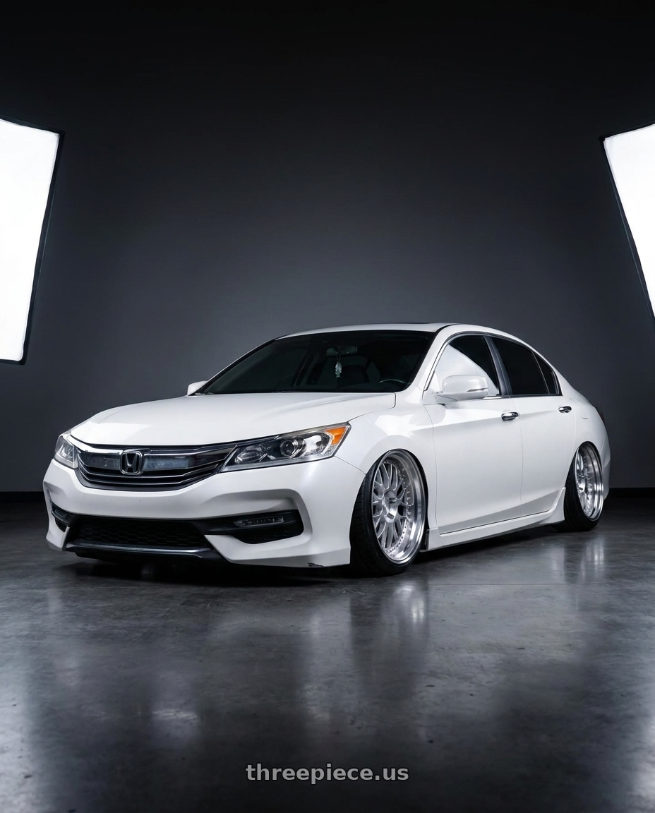 2016 honda accord exl v6 with ESR Wheels SR SERIES SR01 5x114.3 19x9.5 +35 Hyper Silver wheels