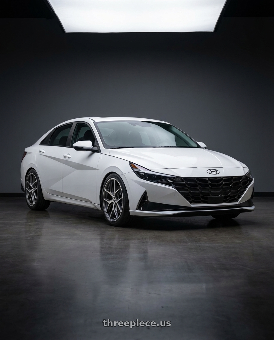 2024 Hyundai Elantra N with BBS CC-R 5x114.3 19x8.5+30 Graphite w/ Diamond Cut Face wheels