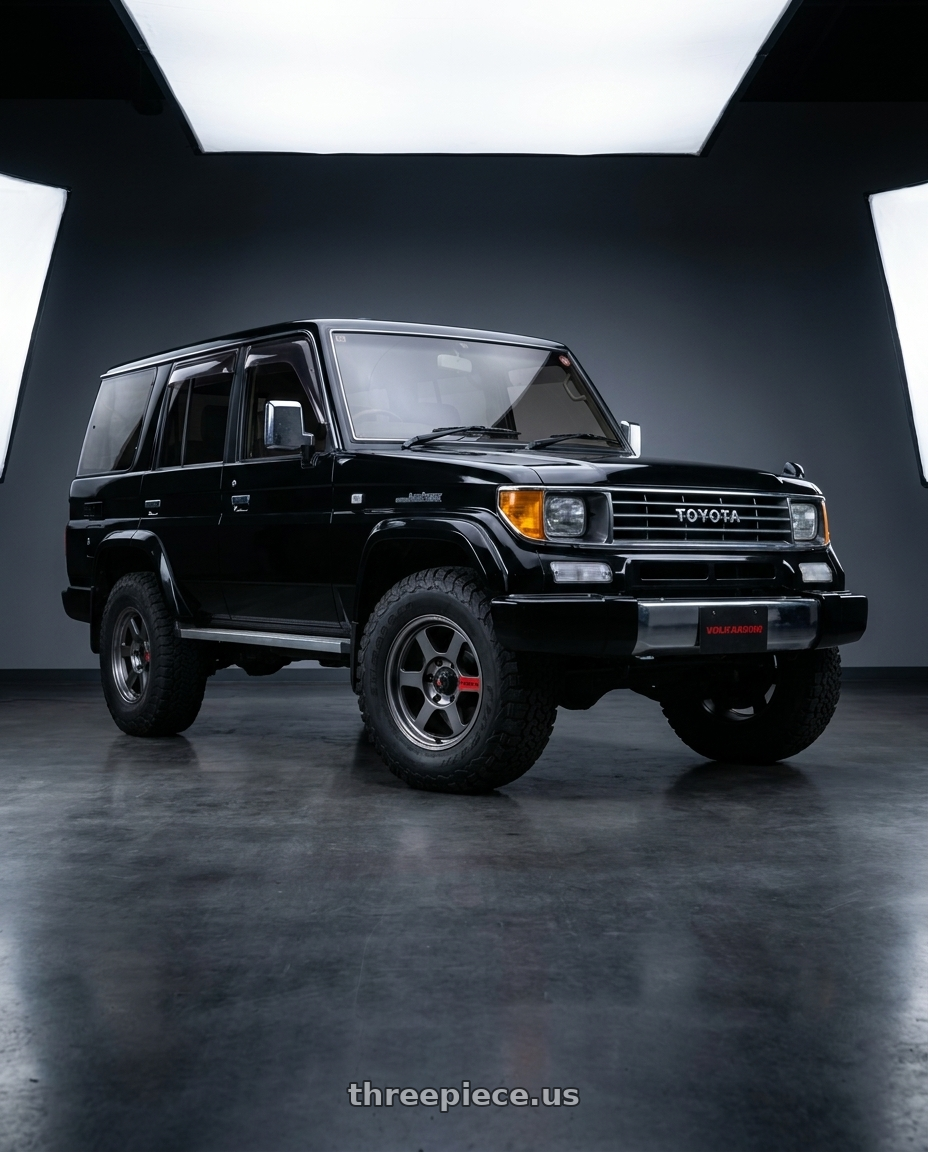 1994 Land Cruiser 70 with Volk Racing TE37XT SL M-SPEC 6x139.7 16x8-20 Pressed Graphite wheels