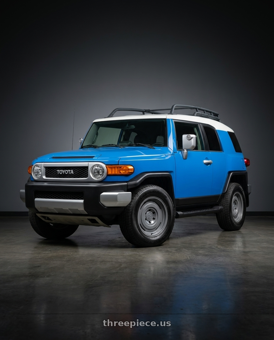 2007 Toyota FJ Cruiser with fifteen52 ANALOG HD 6x139.7 16x7.5 +0 PEAK GREY (GLOSS GREY) wheels