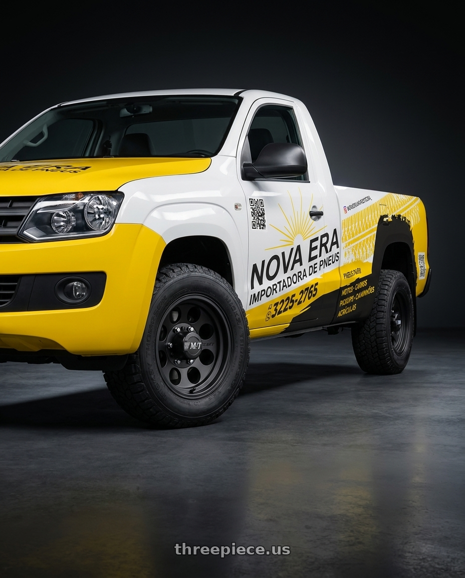 2018 volkswagen amarok adesivada with Mickey Thompson Classic III Black 5x139.7 17x9 -12 Matte Black wheels