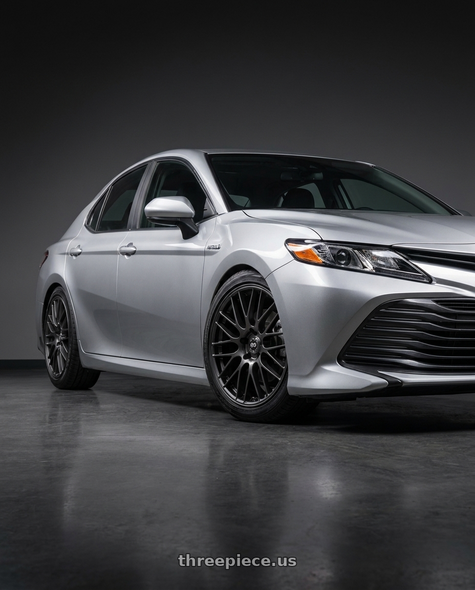 2021 Toyota Camry Hybrid LE with Enkei EKM3 5x114.3 18x8+40 Gunmetal wheels