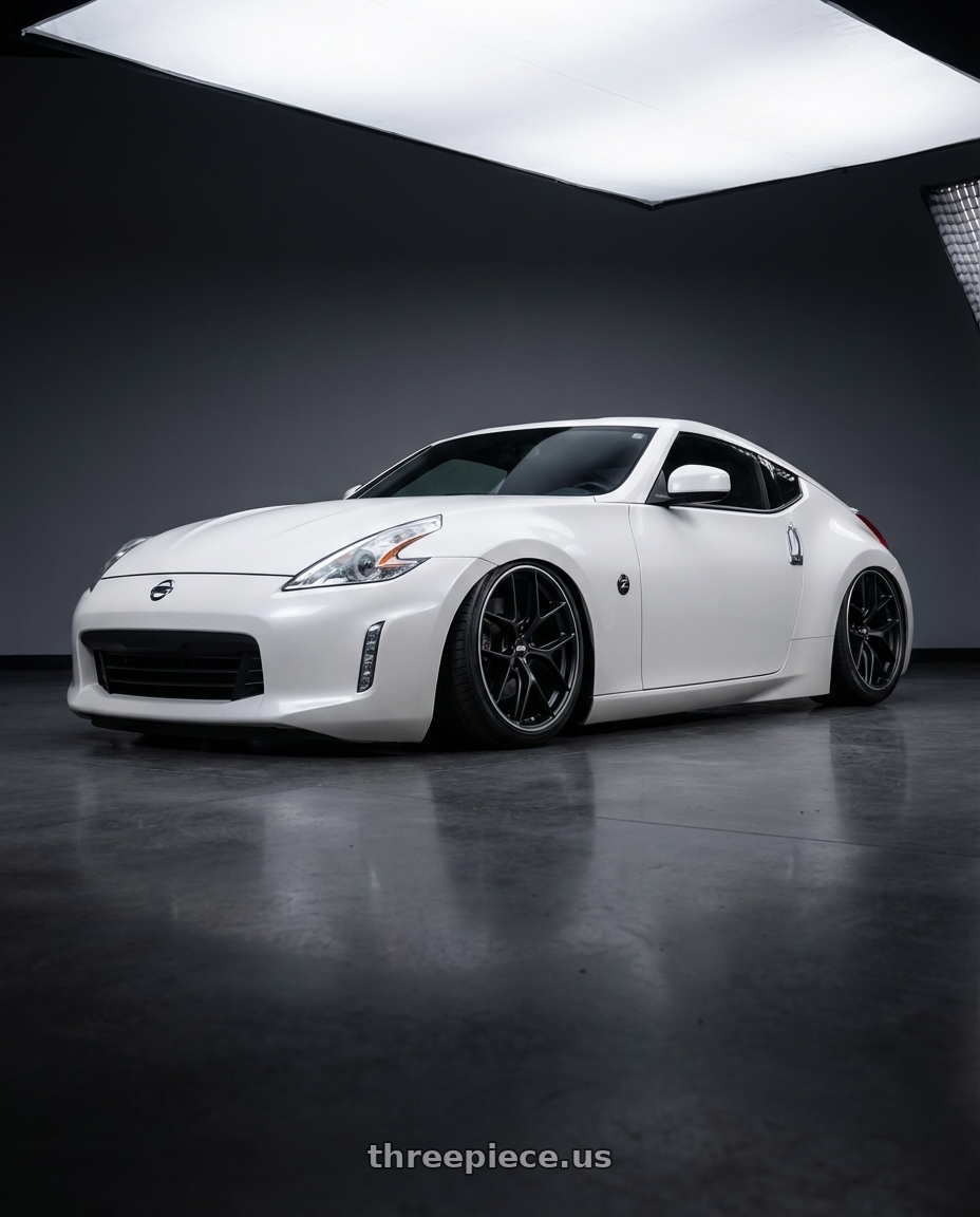 2019 Nissan 370Z with BBS CC-R 5x114.3 19x8.5+30 Satin Black wheels