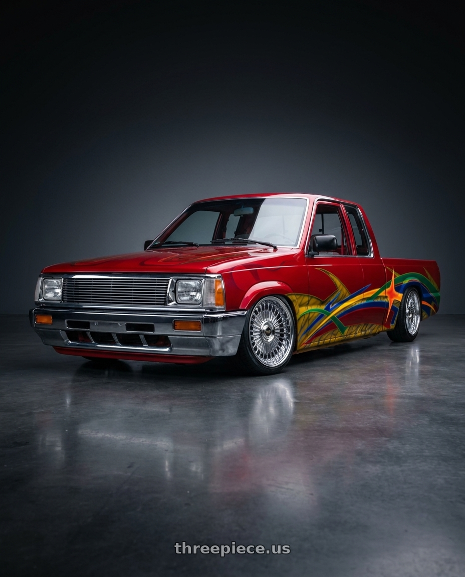 1989 mazda b2200 with Work Emitz wheels