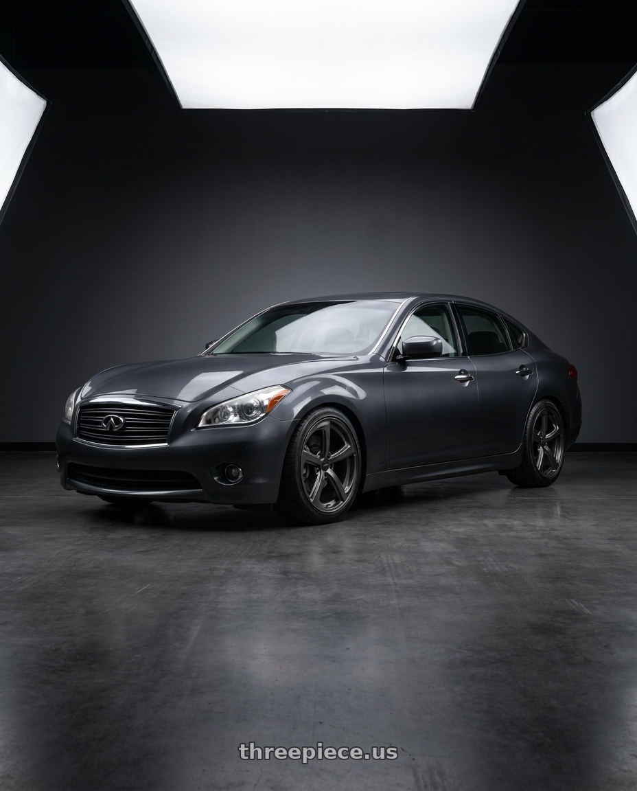 2011 infiniti m37s with Enkei Giotto 5x114.3 19x8+35 Gunmetal wheels