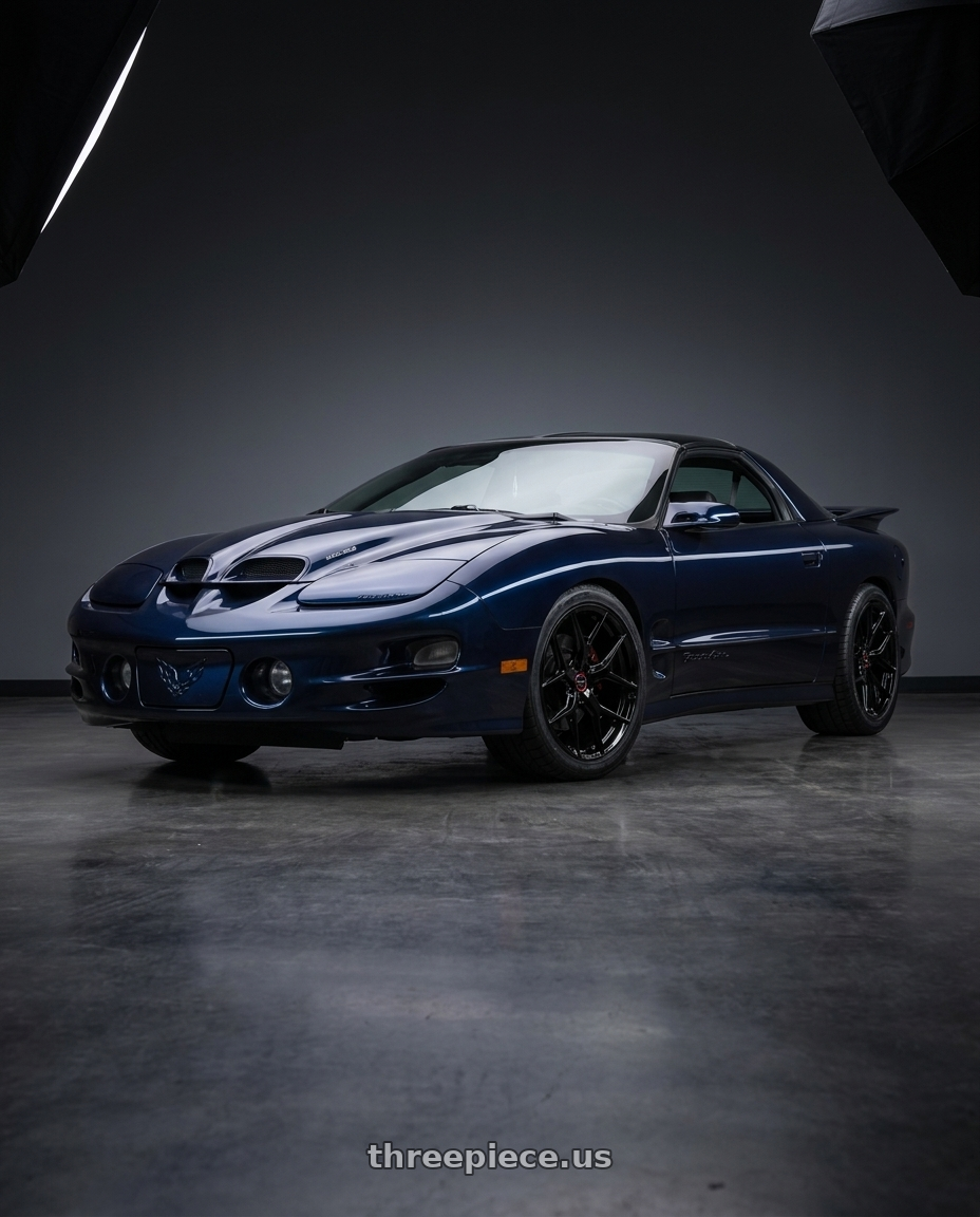 1999 pontiac trans am ws6 with VOSSEN HF-5 5X120.65 19x10 +28 GLOSS BLACK wheels