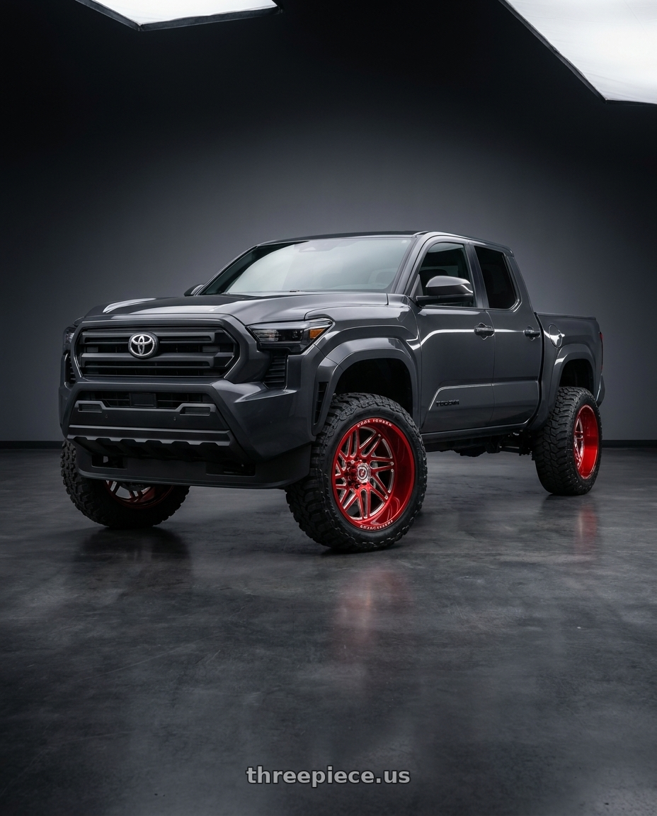 toyota tacoma 4th gen 2024 sr rwd with Gear Forged GF761RT 6x139.7 22x12 -44 A262233 wheels